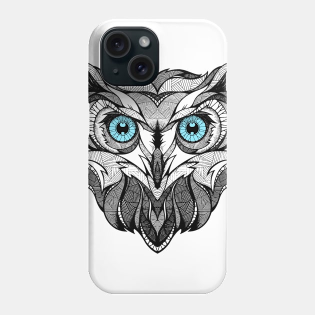 Owl Art best funny cute owl fans gift for Men Women Phone Case by mohamadbaradai