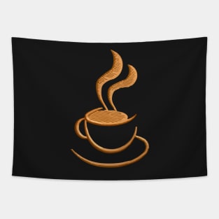 Coffee cup symbol Tapestry