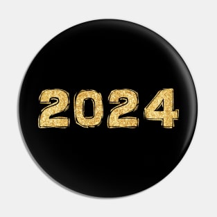 Gold 2024 Pin