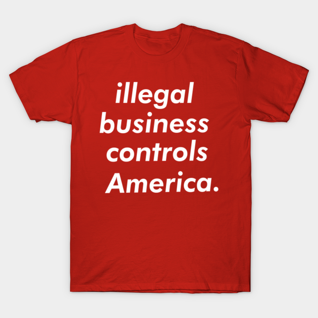 supreme illegal business tee
