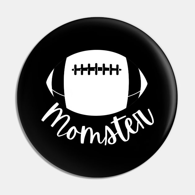 Momster Football Pin by MCsab Creations