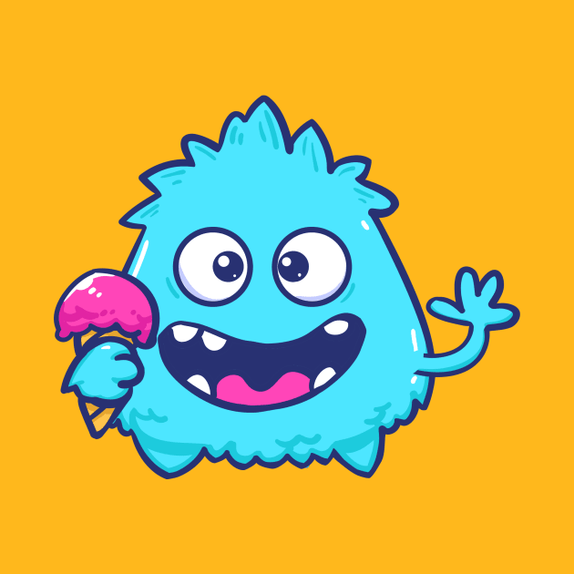 Blue monster cute by Candy Store