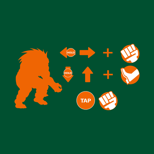 Street Fighter Moves - Blanka by GuiNRedS