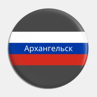 Arkhangelsk City in Russian Flag Pin