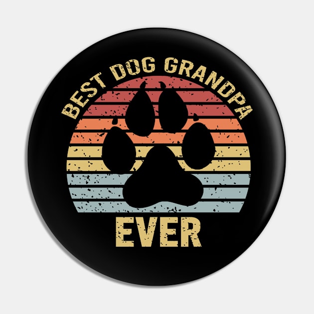 Best Dog Grandpa Ever Pin by DragonTees