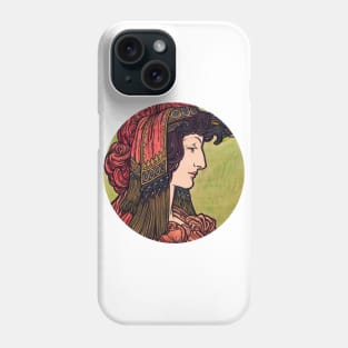 Vintage art portrait Phone Case