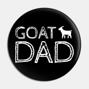 goat dad shirt Pin