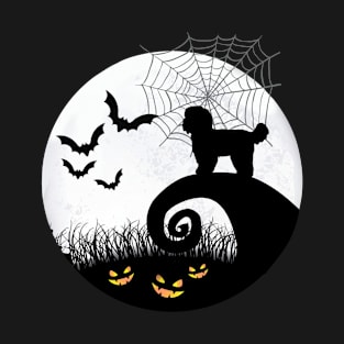 Shih tzu and moon halloween T-Shirt