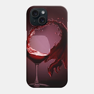 Red Wine Dragon Phone Case