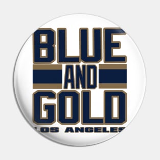 Los Angeles LYFE Blue and Gold True Football Colors! Pin