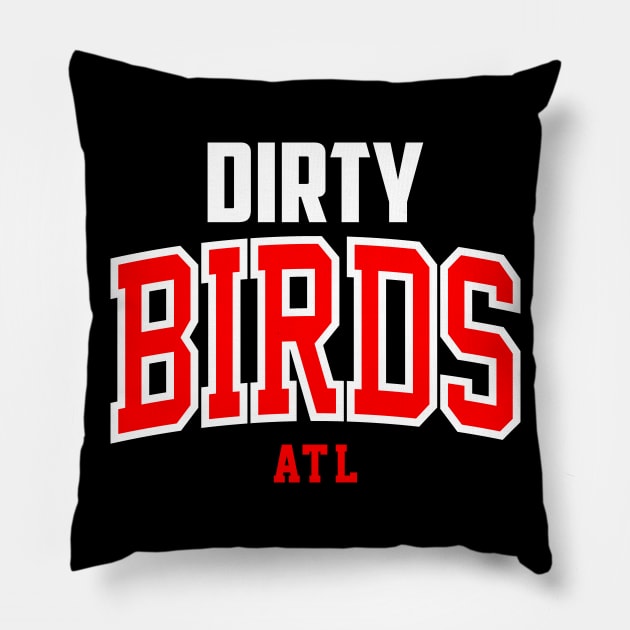 Dirty Birds Football Pillow by funandgames