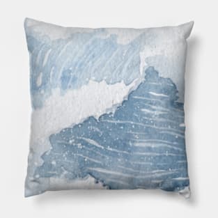 Abstract waves landscape Pillow