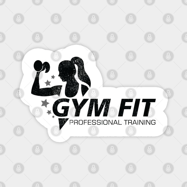 GYM FIT Lifestyle Stay Safe and motivated Best Outfit Magnet by Meryarts