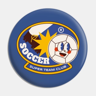 Super Soccer Badge Pin