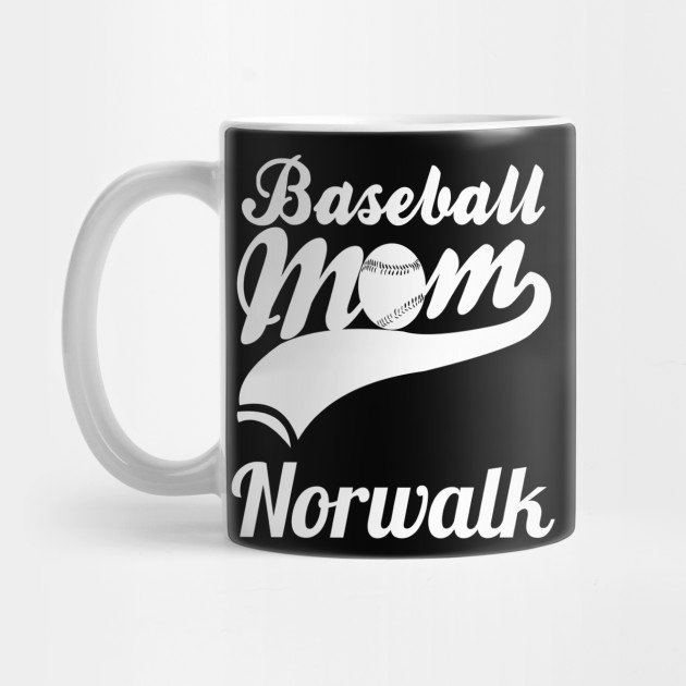 Baseball Mom Reppin Norwalk Mothers Day Presents Ideas Mug