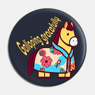 Galloping horse Pin