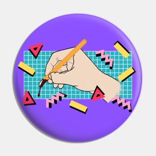 The Churro Blog Purple 90's Vibe Pin