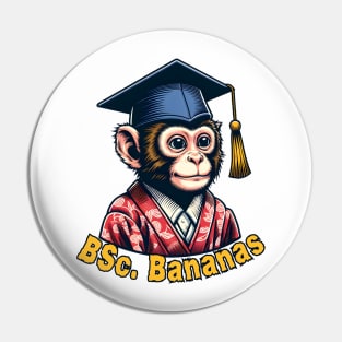 Graduation monkey Pin