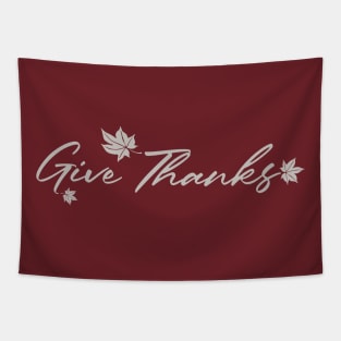 Give Thanks - Thanksgiving Tapestry