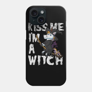 Halloween Unicorn Witch Phone Case