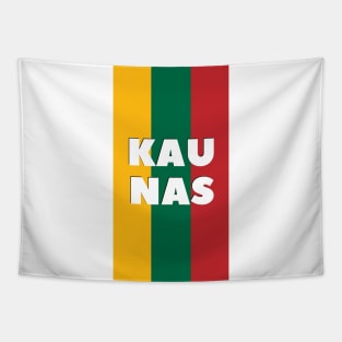 Kaunas City in Lithuanian Flag Vertical Tapestry