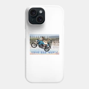 Gotta go Save the World Maine Coon cat Phone Case