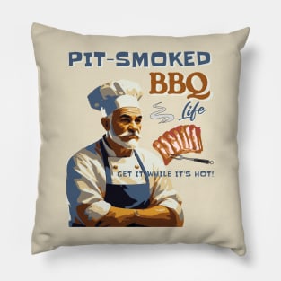 Pit-Smoked BBQ Life Pillow