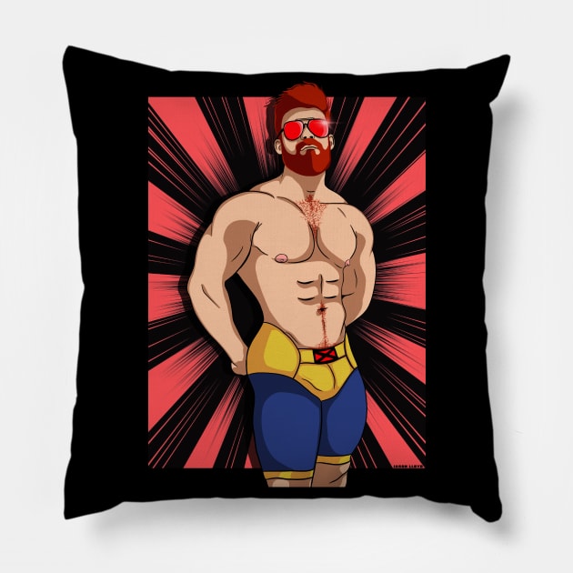 Sporty Cyke Pillow by JasonLloyd