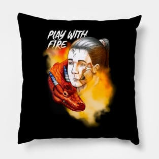 PLAY WITH FIRE RPG ILLUSTRATION Pillow