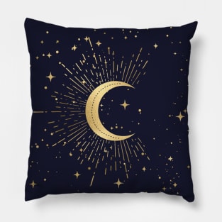 Moon starry sky gift Pillow