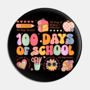 100 Days Of School Happy 100Th Day Of School Teacher Pin