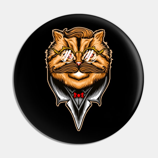 handsome cat illustration Pin by Mako Design 