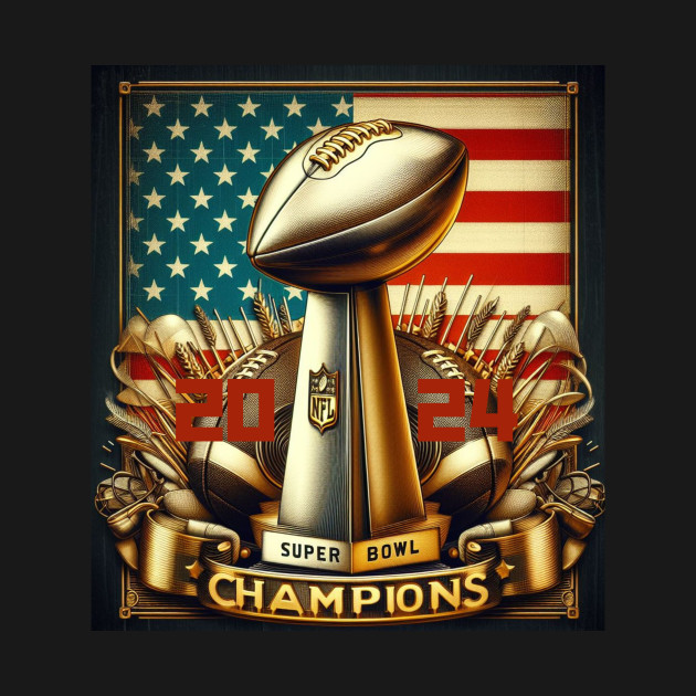 Super Bowl Champions 2024 Victory Design by hippyhappy