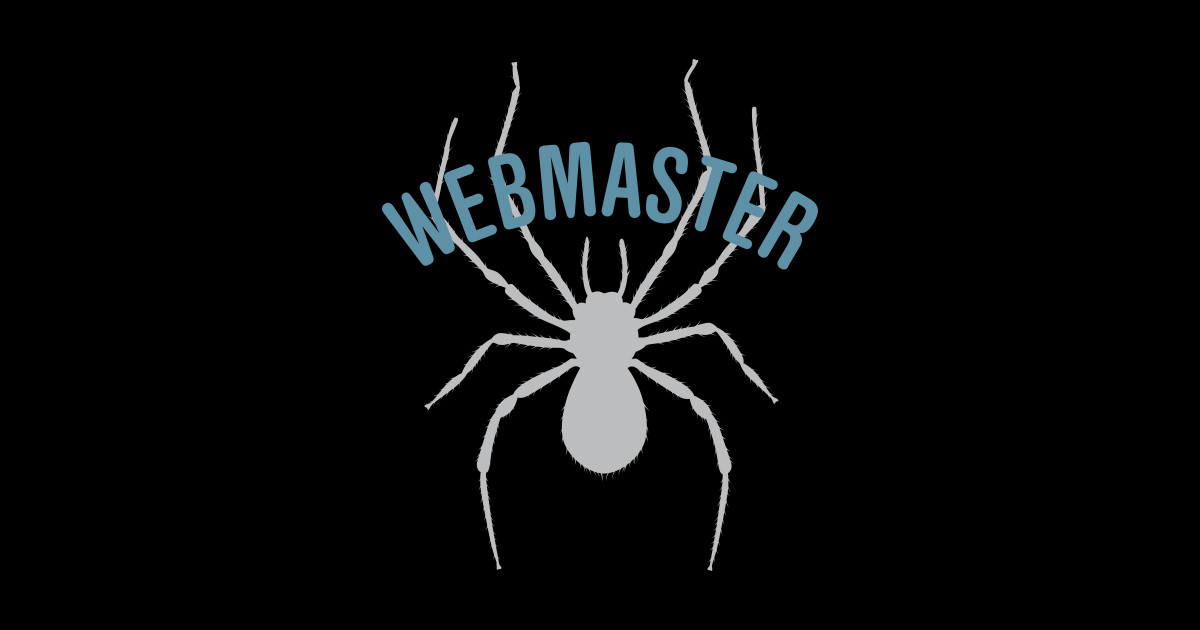 Spider Webmaster - Webmaster - Sticker | TeePublic