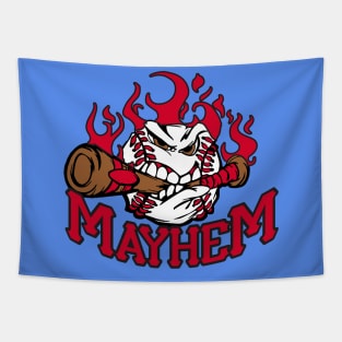 Mayhem with Angry Ball Tapestry