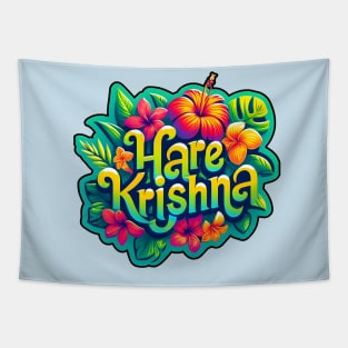 Tropical Hare Krishna Tapestry