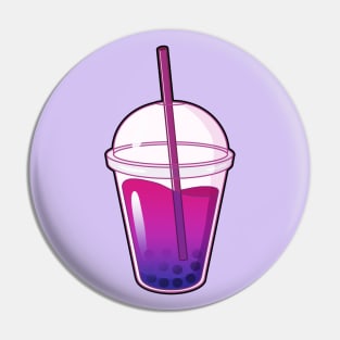 Bisexual Flag Bubble Tea Pin