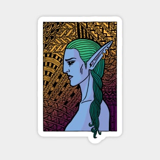 Night Elf WoW Magnet