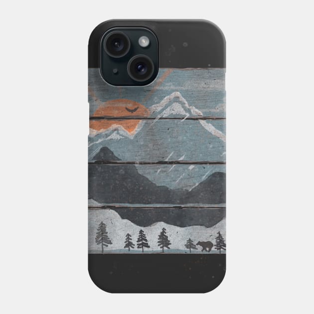 Into the Grey... (Blue sky variant) Phone Case by NDTank