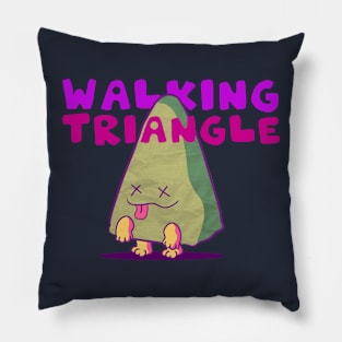 Walking Triangle Pillow