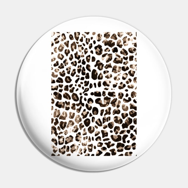 Brown textured leopard print Pin by Flow Patterns