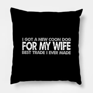 Funny Coon Hunting Pillow