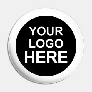 Small Chest Your Logo Here Funny Minimalist Joke Tshirt Pin