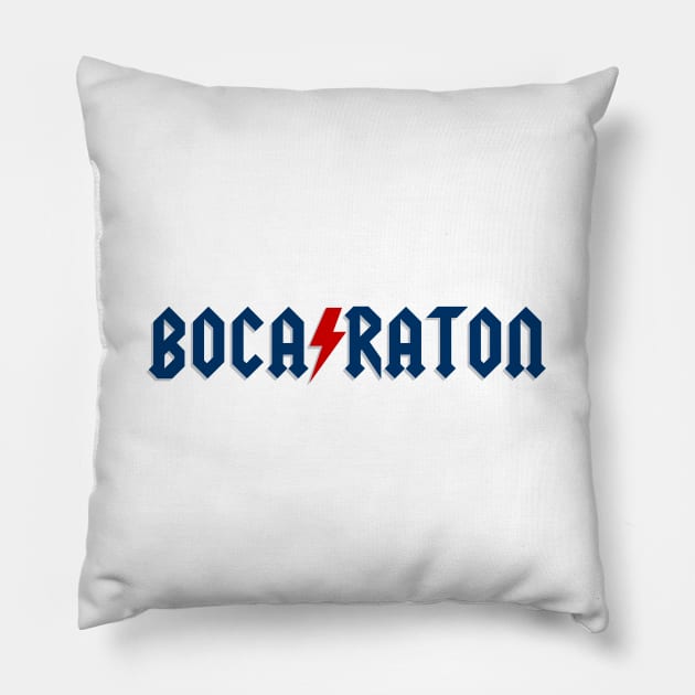 fau boca raton lightning Pillow by Rpadnis