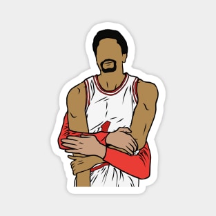 Derrick Rose Straight Face Celebration Magnet