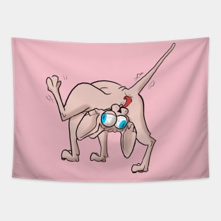 Crazy Sphynx 3 Tapestry