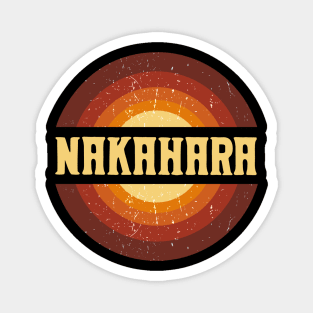 Vintage Proud Name Nakahara Anime Gifts Circle Magnet