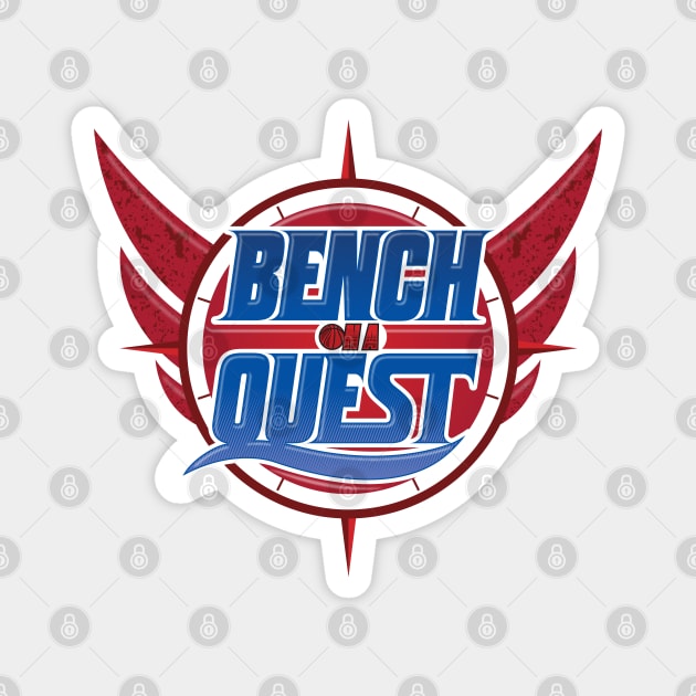 Bench On A Quest - Los Angeles Basketball Magnet by Bench On A QUEST