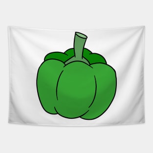 Green Bell Pepper Tapestry