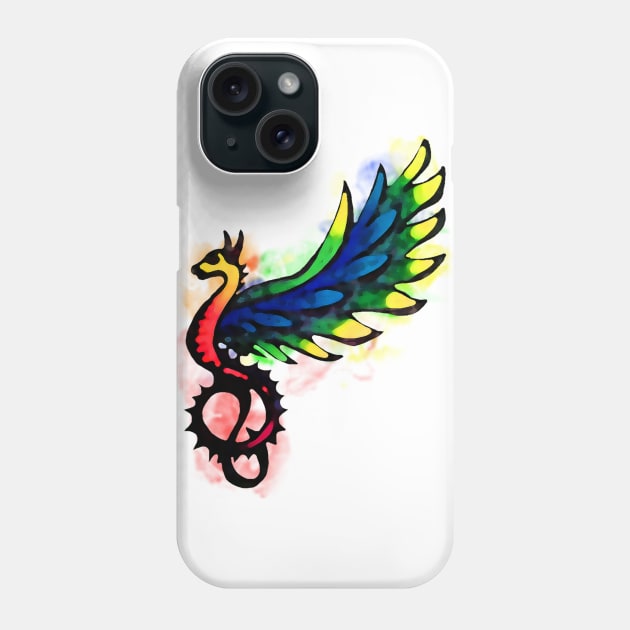 Rainbow Flight Phone Case by Not Meow Designs 